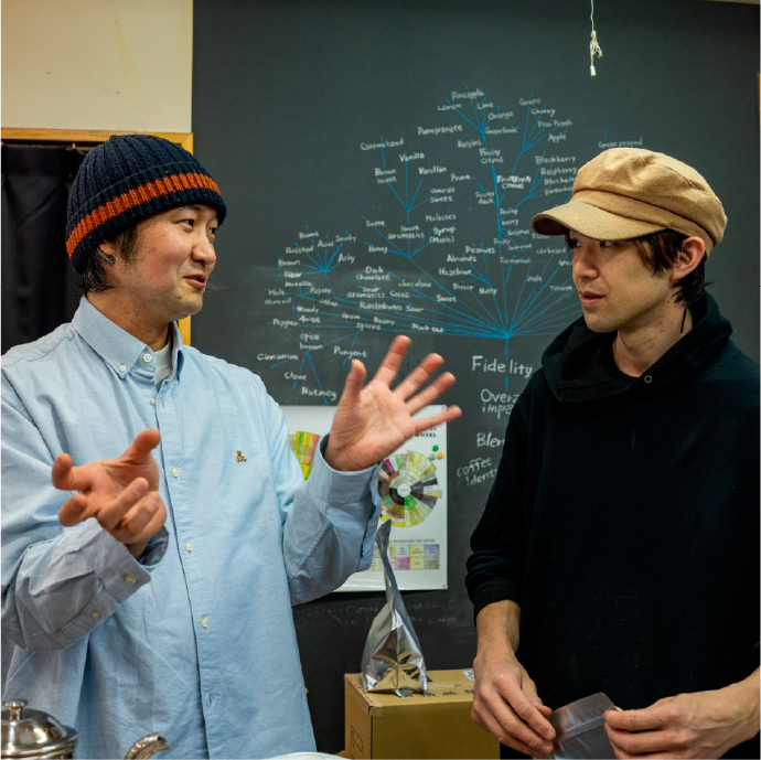 Fist bump coffee roastery